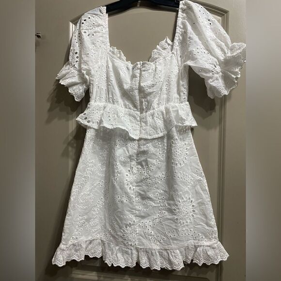 Lost + Wander NWT Petals of The Sky Dress White Size Small - Picture 11 of 12